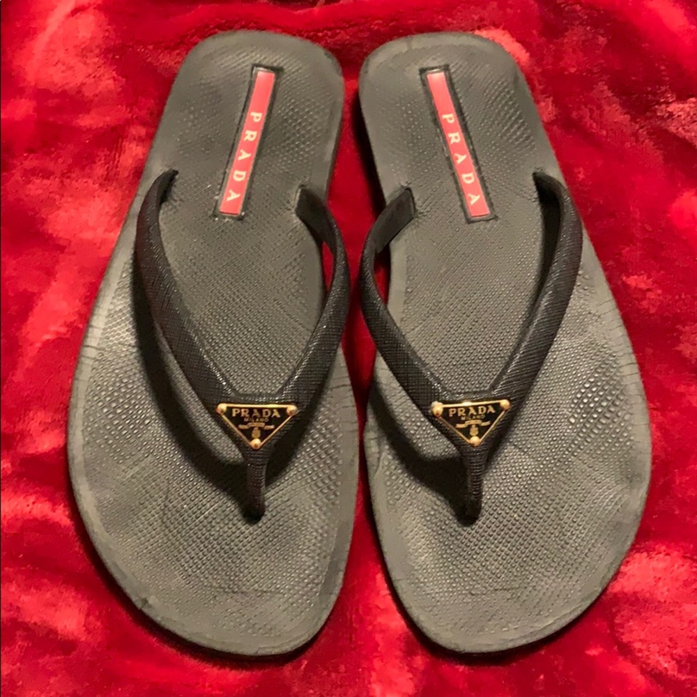 Very well used Prada sandals but have life left